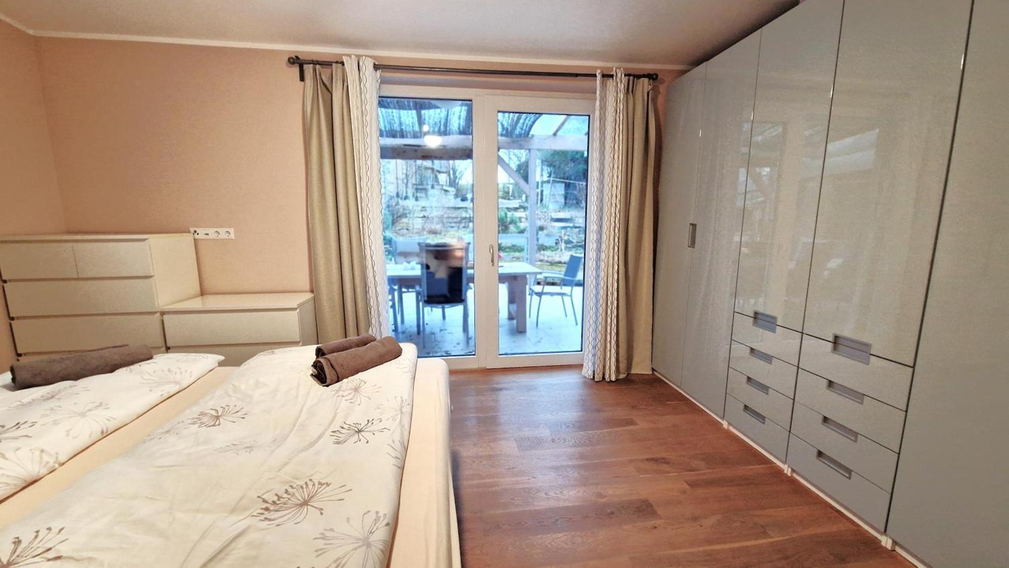 Wohnung Mit Sauna, Garten & Schwimmteich 比蒂希海姆-比辛根 外观 照片