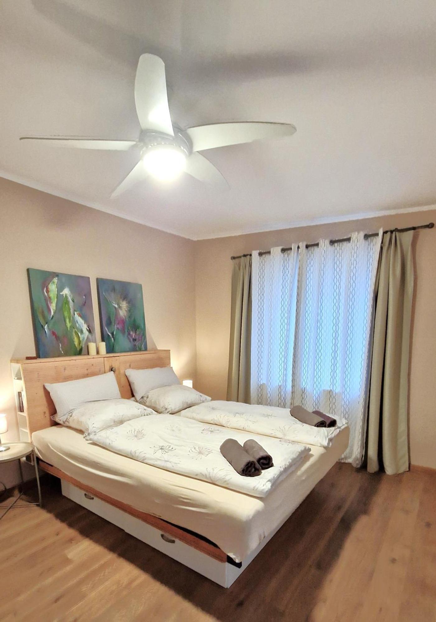 Wohnung Mit Sauna, Garten & Schwimmteich 比蒂希海姆-比辛根 外观 照片